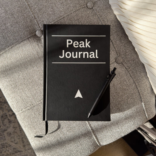 Peak Journal: A No-Nonsense Guide to Crushing Goals & Increasing Productivity: Achieve the Life of Your Dreams with Focused Organization & Decisiveness